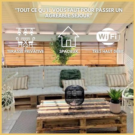Le Paisiblement Votre 2 Ch, Terrasse, Clim, Park Apartment Montauban Exterior photo